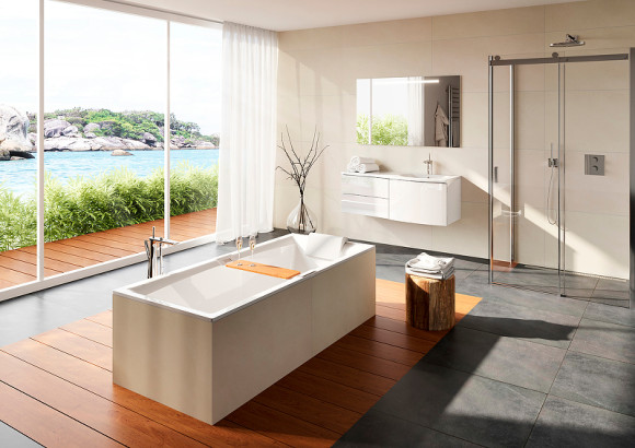 Акриловая ванна Riho Still Square 180х80 B099003005 (BR0100500K00130) LED R без гидромассажа Акриловая ванна Riho Still Square 180х80 B099003005 (BR0100500K00130) LED R без гидромассажа