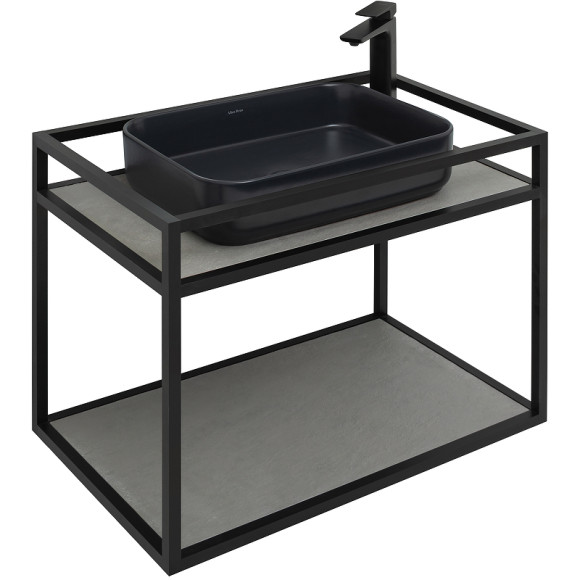 Консоль под раковину Allen Brau Liberty 75 1.33001.BB Черный браш Консоль под раковину Allen Brau Liberty 75 1.33001.BB Черный браш