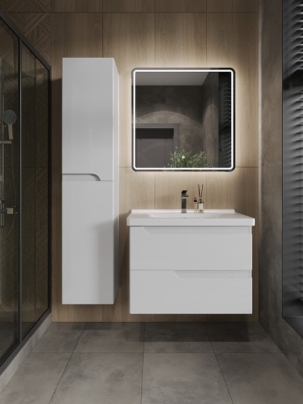 Шкаф пенал Orange Milano PM35-05KU Белый Шкаф пенал Orange Milano PM35-05KU Белый