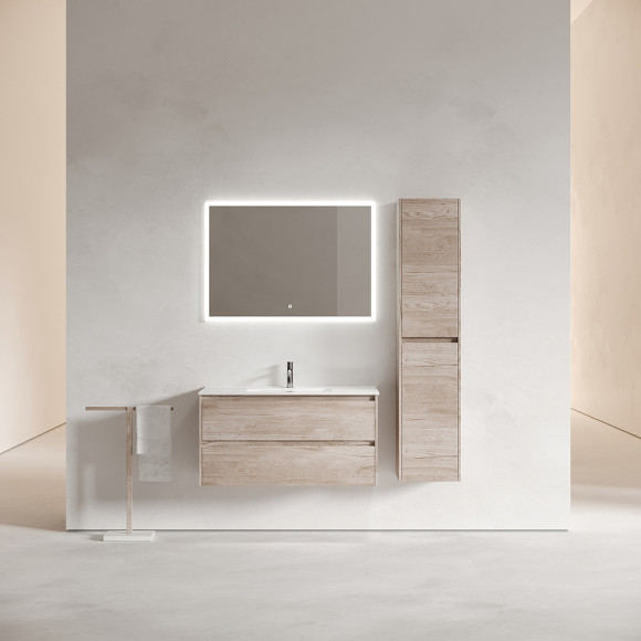 Тумба под раковину Sancos Libra 100 LB100EG подвесная Дуб галифакс натуральный