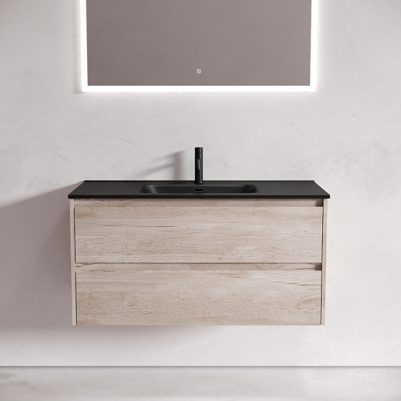 Тумба под раковину Sancos Libra 100 LB100EG подвесная Дуб галифакс натуральный