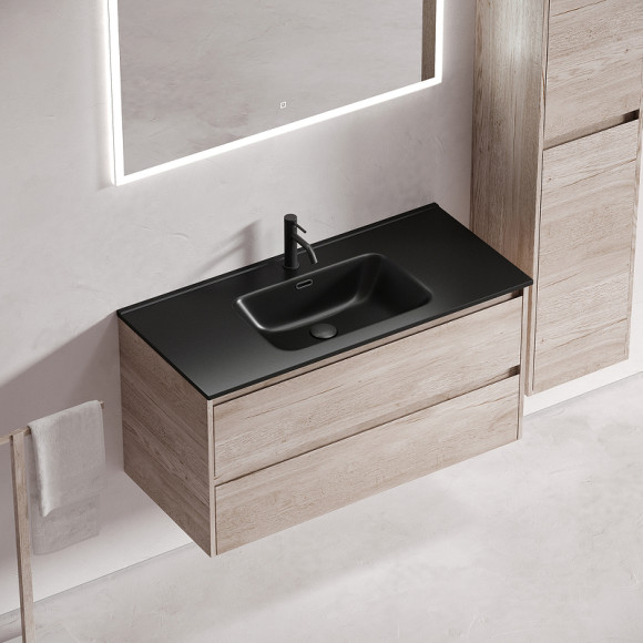 Тумба под раковину Sancos Libra 100 LB100EG подвесная Дуб галифакс натуральный