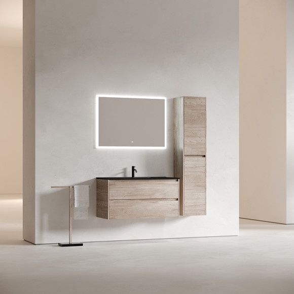 Тумба под раковину Sancos Libra 100 LB100EG подвесная Дуб галифакс натуральный