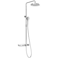 Душевая система Ravak Termo 300 TE 094.01/150 X070161 с термостатом Хром Белая Душевая система Ravak Termo 300 TE 094.01/150 X070161 с термостатом Хром Белая