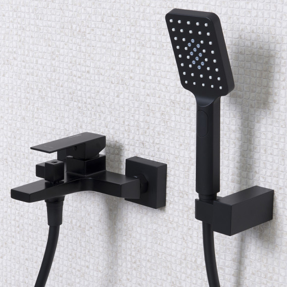 Смеситель для ванны WasserKRAFT Abens 2001 Чёрный матовый Смеситель для ванны WasserKRAFT Abens 2001 Чёрный матовый