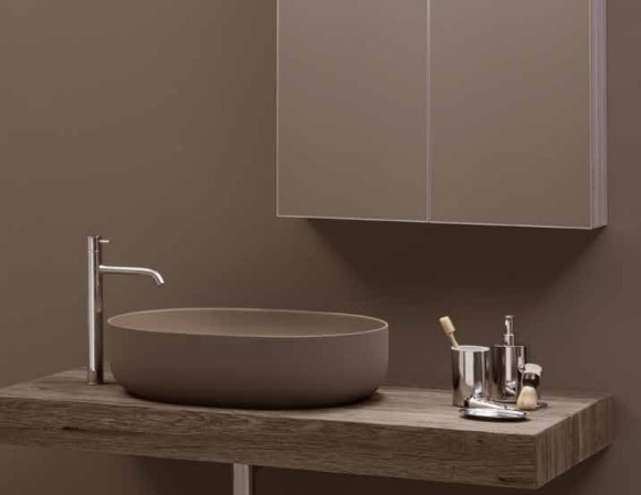 Раковина-чаша Kerasan Nolita 60 534381 Nocciola matt