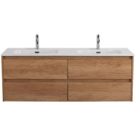 Тумба под раковину BelBagno Kraft 120 KRAFT-1200-4C-SO-2-RNN подвесная Rovere Nebrasca Nature