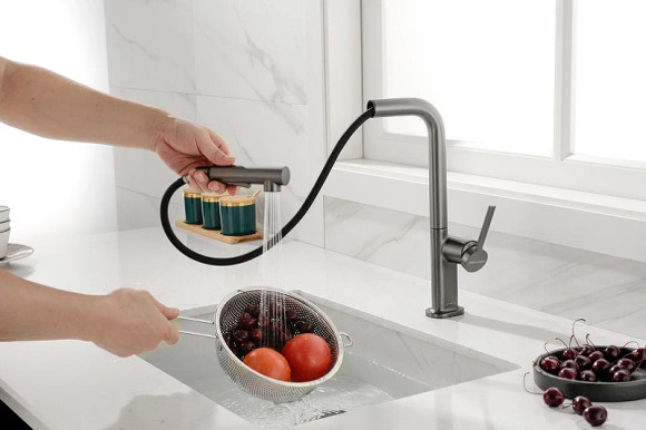 Смеситель для кухни Paulmark Neo Ne214419-B Беретта