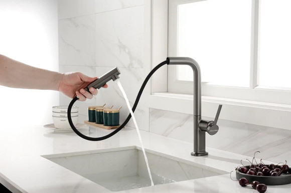 Смеситель для кухни Paulmark Neo Ne214419-B Беретта