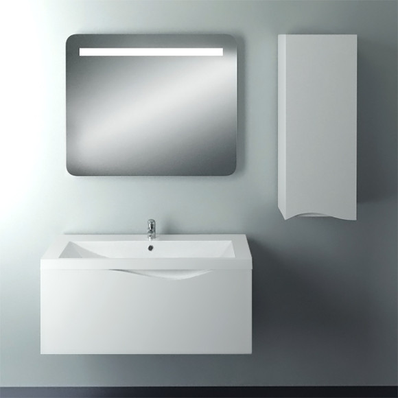 Шкаф пенал 1MarKa Этюд 35П Белый глянцевый Шкаф пенал 1MarKa Этюд 35П Белый глянцевый