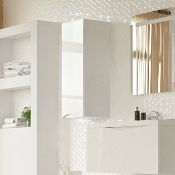 Шкаф пенал 1MarKa Этюд 35П Белый глянцевый Шкаф пенал 1MarKa Этюд 35П Белый глянцевый