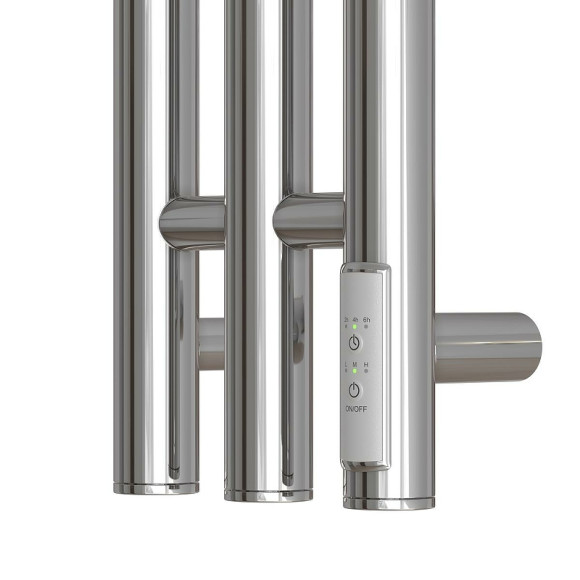 Электрический полотенцесушитель Point Деметра PN12822 П3 120x1200 диммер справа Хром Электрический полотенцесушитель Point Деметра PN12822 П3 120x1200 диммер справа Хром