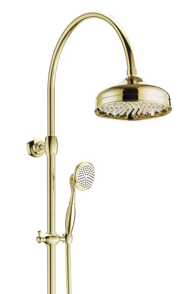 Душевая система Kaiser Aria 03182-1 с термостатом Бронза