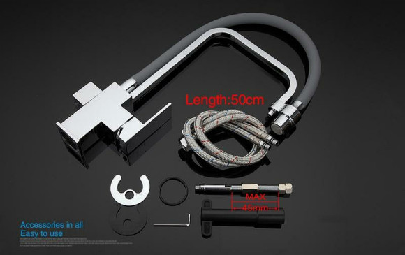 Смеситель для кухни Gappo G4398-4 Хром Серый Смеситель для кухни Gappo G4398-4 Хром Серый