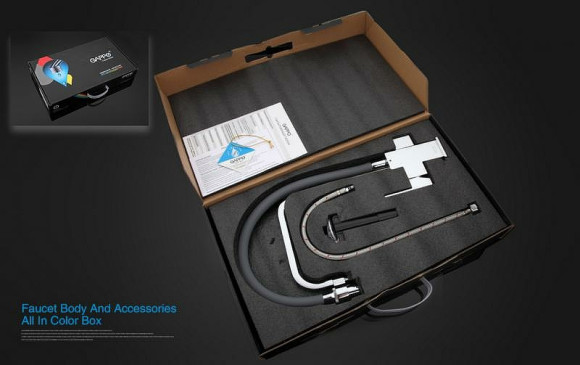 Смеситель для кухни Gappo G4398-4 Хром Серый Смеситель для кухни Gappo G4398-4 Хром Серый