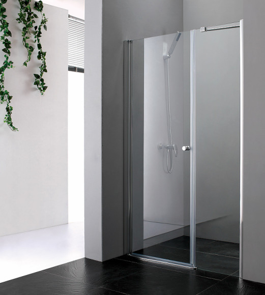 Душевая дверь Cezares Elena 120 ELENA-W-B-11-60+60-C-Cr профиль Хром стекло прозрачное