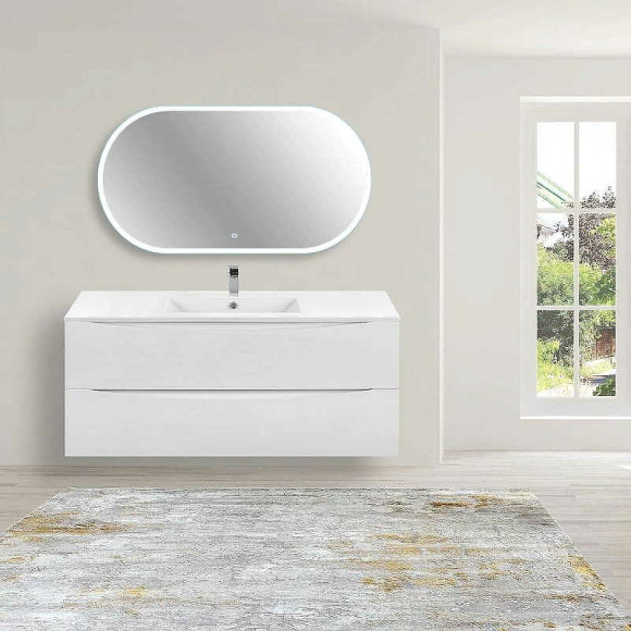 Тумба под раковину Vincea Mia 120 VMC-2MC120GW подвесная G.White Тумба под раковину Vincea Mia 120 VMC-2MC120GW подвесная G.White