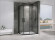 Душевой уголок Abber Schwarzer Diamant 100x80 AG01180B профиль Черный стекло прозрачное Душевой уголок Abber Schwarzer Diamant 100x80 AG01180B профиль Черный стекло прозрачное
