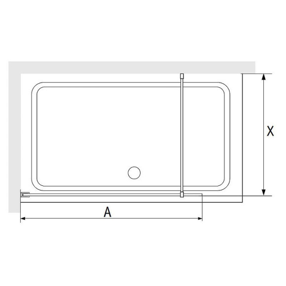 Душевая перегородка RGW Walk In WA-012B 90 35101290-84 профиль Черный стекло прозрачное Душевая перегородка RGW Walk In WA-012B 90 35101290-84 профиль Черный стекло прозрачное