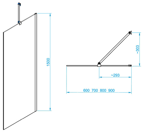 Шторка на ванну RGW Screens SC-150 80x150 351115008-11 профиль Хром стекло прозрачное Шторка на ванну RGW Screens SC-150 80x150 351115008-11 профиль Хром стекло прозрачное