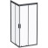 Комплект душевого уголка с душевой системой и аксессуарами AM.PM Gem 90x90 WK90EO профиль Черный матовый стекло прозрачное Комплект душевого уголка с душевой системой и аксессуарами AM.PM Gem 90x90 WK90EO профиль Черный матовый стекло прозрачное