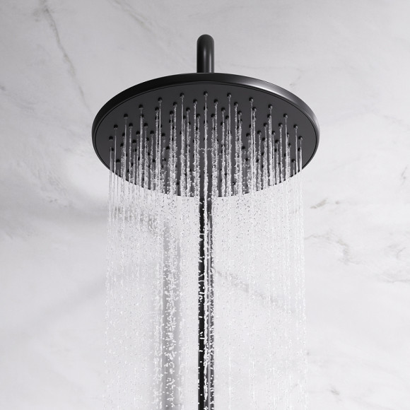 Комплект душевого уголка с душевой системой и аксессуарами AM.PM Gem 90x90 WK90EO профиль Черный матовый стекло прозрачное Комплект душевого уголка с душевой системой и аксессуарами AM.PM Gem 90x90 WK90EO профиль Черный матовый стекло прозрачное