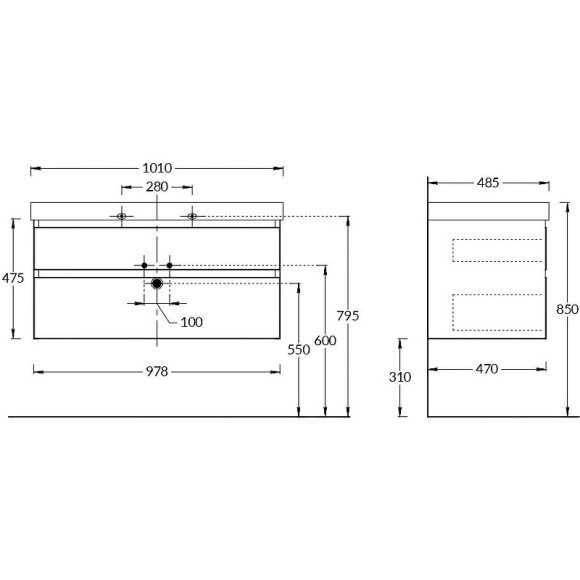 Тумба под раковину Kerama Marazzi Cubo 100 CUB.100.2\LIM подвесная Лимо матовый Тумба под раковину Kerama Marazzi Cubo 100 CUB.100.2\LIM подвесная Лимо матовый