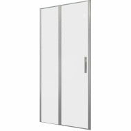 Душевая дверь Allen Brau Priority 100 3.31029.BA профиль Серебро браш стекло прозрачное