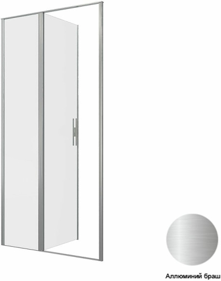 Душевая дверь Allen Brau Priority 100 3.31029.BA профиль Серебро браш стекло прозрачное Душевая дверь Allen Brau Priority 100 3.31029.BA профиль Серебро браш стекло прозрачное