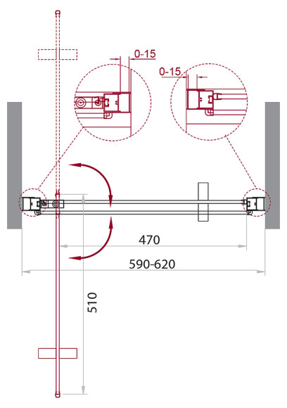 Душевая дверь BelBagno Marmi 60 MARMI-B-1-60-C-Cr профиль Хром стекло прозрачное Душевая дверь BelBagno Marmi 60 MARMI-B-1-60-C-Cr профиль Хром стекло прозрачное