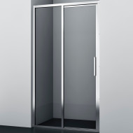 Душевая дверь WasserKRAFT Lopau 120 32S05L профиль Хром стекло прозрачное