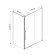 Душевой уголок Vincea Arno 130х80 VSR-1A8013CL профиль Хром стекло прозрачное