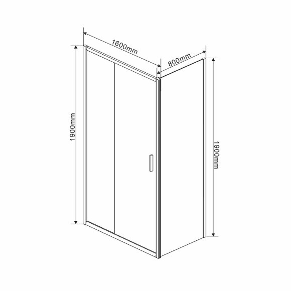Душевой уголок Vincea Garda 160х80 VSR-1G8016CL профиль Хром стекло прозрачное Душевой уголок Vincea Garda 160х80 VSR-1G8016CL профиль Хром стекло прозрачное