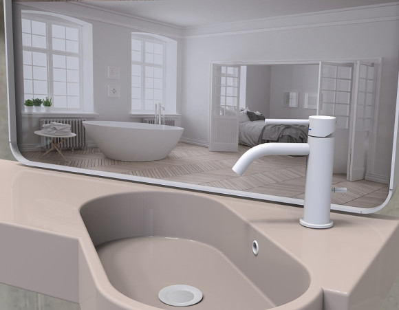 Комплект смесителей Paffoni Light KITCOL632BO71 Белый матовый