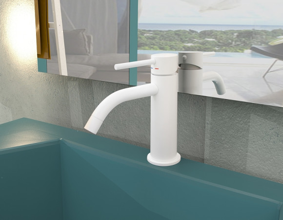 Комплект смесителей Paffoni Light KITCOL632BO71 Белый матовый