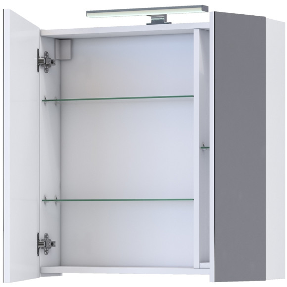 Зеркальный шкаф Vigo Plaza 60 zsh.PLA.60.El с подсветкой Белый Зеркальный шкаф Vigo Plaza 60 zsh.PLA.60.El с подсветкой Белый