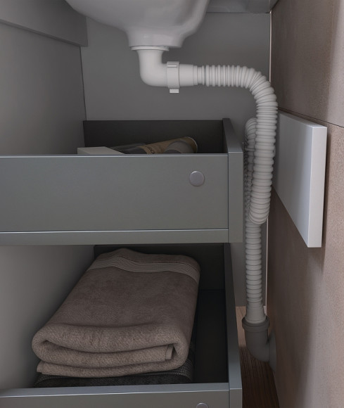 Тумба под раковину Vigo Otti 70 tn.OTT.COM.70.2Y Белая