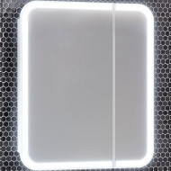 Зеркальный шкаф Opadiris Элеганс 80 00-00006876 с подсветкой Белый матовый