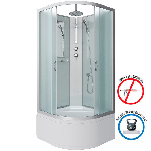 Душевая кабина Niagara Classic 100x100 NG-2309-14BKT без гидромассажа Душевая кабина Niagara Classic 100x100 NG-2309-14BKT без гидромассажа