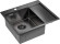 Кухонная мойка Paulmark Kroner 59F PM225951-GML Вороненая сталь