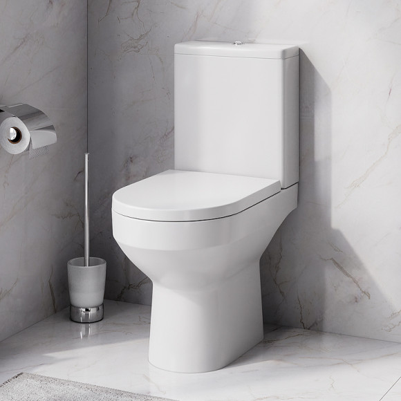 Комплект унитаза компакт AM.PM Spirit CK70DC с бачком с сиденьем Микролифт и аксессуарами для ванной комнаты Комплект унитаза компакт AM.PM Spirit CK70DC с бачком с сиденьем Микролифт и аксессуарами для ванной комнаты