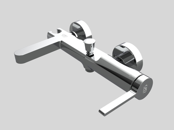 Смеситель для ванны GPD Gildo MBB165 Хром