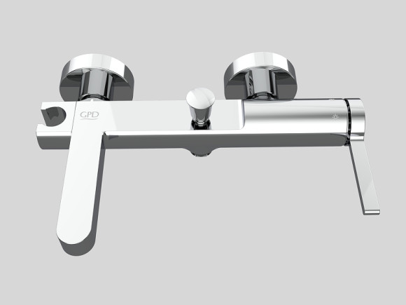 Смеситель для ванны GPD Gildo MBB165 Хром