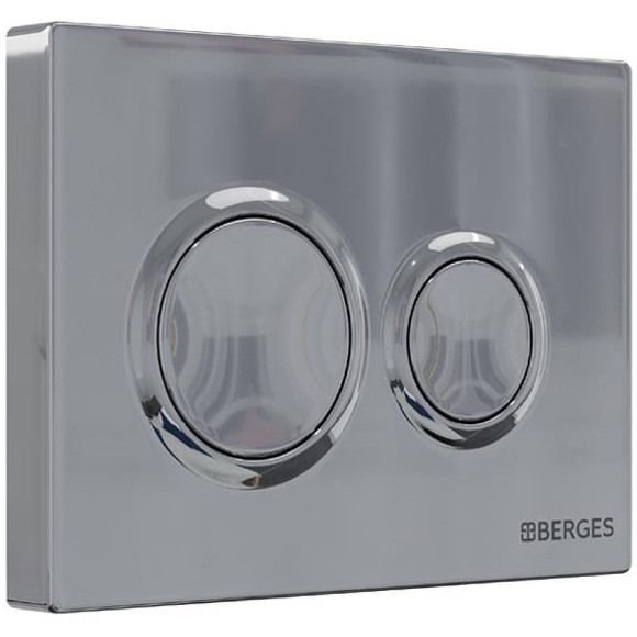 Комплект унитаза с инсталляцией Berges Novum 043249 с сиденьем Микролифт и клавишей смыва Хром глянец Комплект унитаза с инсталляцией Berges Novum 043249 с сиденьем Микролифт и клавишей смыва Хром глянец