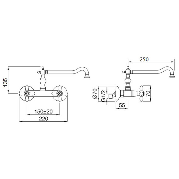 Смеситель для кухни Migliore Princeton 18280 Золото