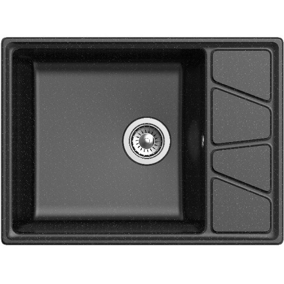 Кухонная мойка GranFest Vertex GF-V-680L Черный Кухонная мойка GranFest Vertex GF-V-680L Черный