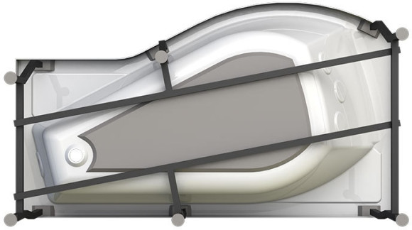 Акриловая ванна Radomir Vannesa Миранда 168x95 R 2-01-0-2-1-209 Белая без гидромассажа Акриловая ванна Radomir Vannesa Миранда 168x95 R 2-01-0-2-1-209 Белая без гидромассажа