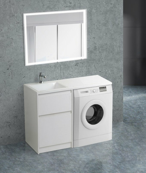 Тумба под раковину BelBagno Kraft 120 KRAFT-LVD-580/1200-2C-PIA-BO Bianco Opaco Тумба под раковину BelBagno Kraft 120 KRAFT-LVD-580/1200-2C-PIA-BO Bianco Opaco