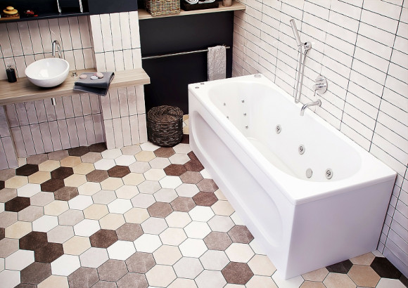 Акриловая ванна Aquatek Оберон 180х80 OBR180-0000009 без гидромассажа с фронтальной панелью с каркасом (разборный) со слив-переливом (справа)