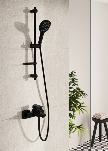 Смеситель для ванны Vitra Root Square A4273736EXP Черный матовый